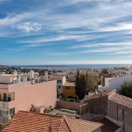 公寓 Vue Panoramique Sur La Baie De Cannes 勒卡内