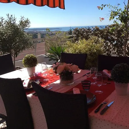 公寓 Vue Panoramique Sur La Baie De Cannes 勒卡内